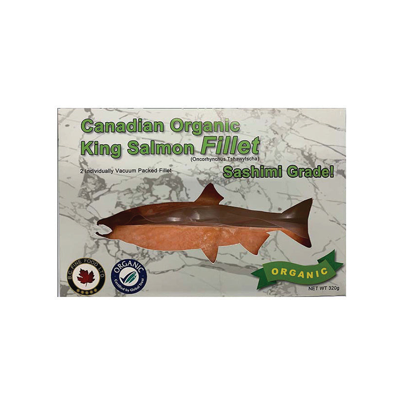 Canadian Organic King Salmon Fillet(Sashimi Grade)