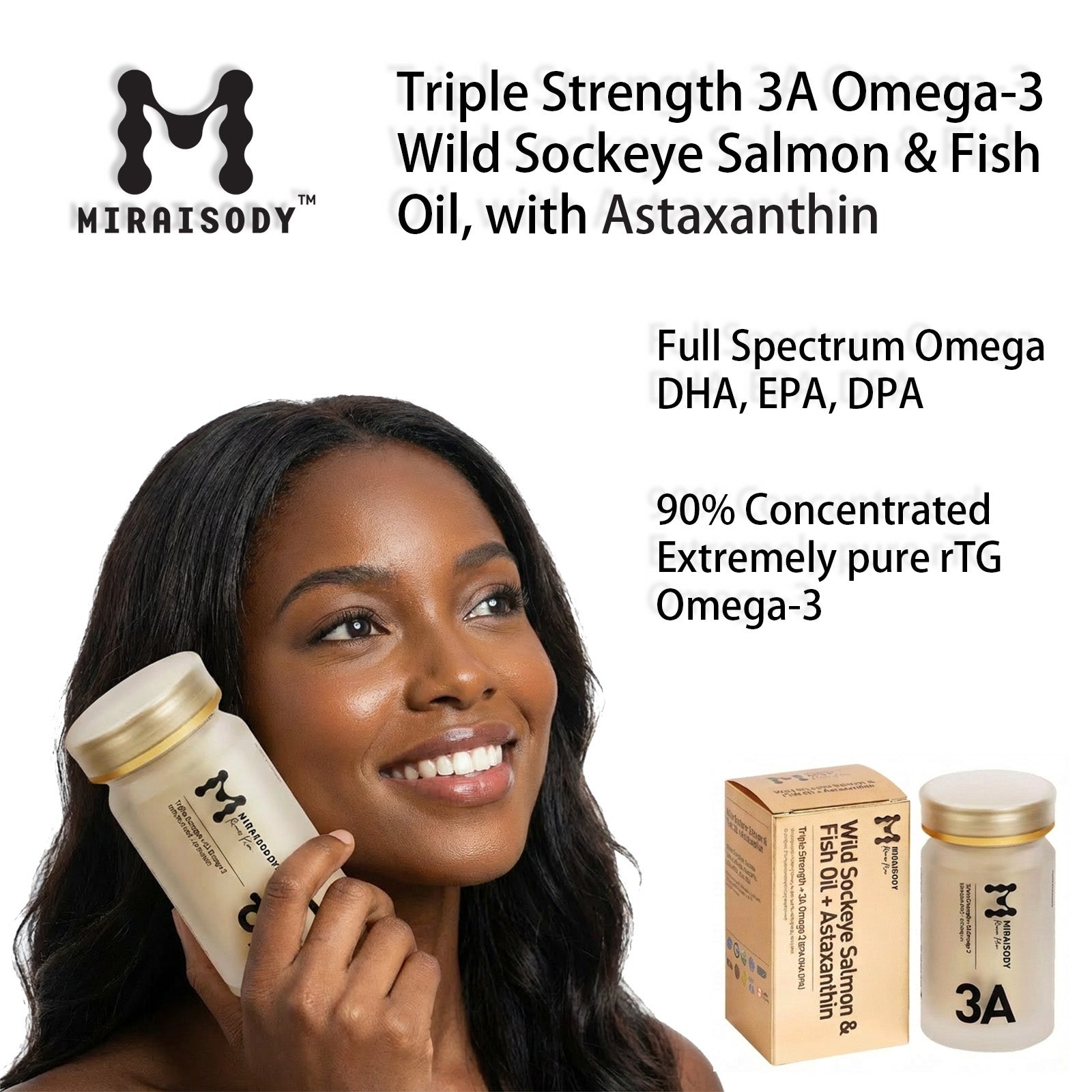 Triple Strength 3A Wild Sockeye Salmon & Fish Oil
